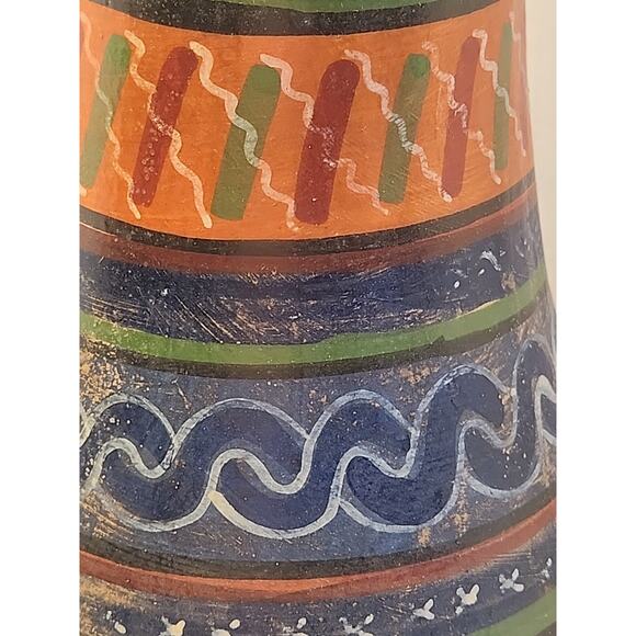 Mexican Vintage 1939 Rustic Pottery Ceramic Vase - Picture 9 of 9